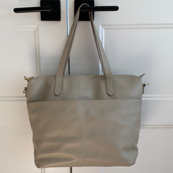 Mina Baie Handbags - MINA BAIE | Amelia MIDI Diaper Bag Tote in Clay